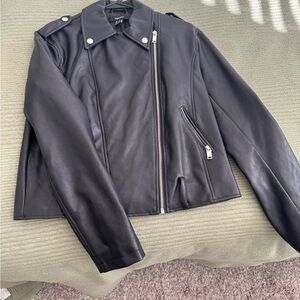 Forever 21 Black Faux Leather Jacket